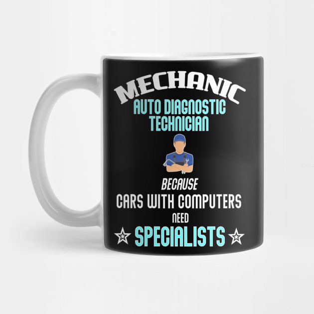 Motor Mechanic Auto Diagnostic Technician Specialists by Antzyzzz